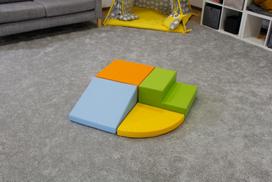 minkstu kaladeliu aikstele - 4IQ Minkštų kaladėlių komplektas "Keturi", spalvotas (Colorful) - 5 nuotrauka