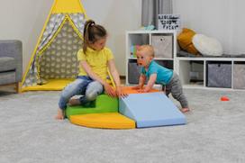 minkstu kaladeliu aikstele - 4IQ Minkštų kaladėlių komplektas "Keturi", spalvotas (Colorful) - 6 nuotrauka
