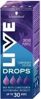 Schwarzkopf Live Drops plaukų dažai Orchid Purple