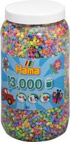 HAMA Beads Midi Pastel Mix, 13000 vnt. (211-50)