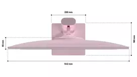 rozinis monitorius - JAPANNEXT JN-I238FHD120F-HSP-PK 23.8", IPS, FHD, rožinis (pink) - 7 nuotrauka
