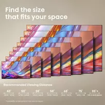 televizorius 50 4k - Hisense 50QS7 QLED - 4 nuotrauka