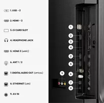 televizorius 50 4k - Hisense 50QS7 QLED - 7 nuotrauka