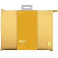 nesiojamo kompiuterio 14 deklas - UNIQ Lyon Laptop Sleeve 14" Canary Yellow - 3 nuotrauka