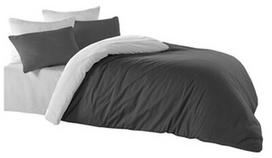 Bradley Duvet Cover Anthracite/Grey 200x210cm
