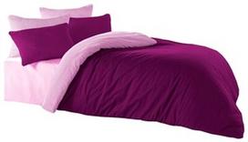 Bradley Duvet Cover Burgundy/Pink 150x210cm