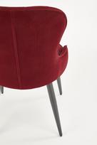 senukai valgomojo kedes - Hamar K366 Chair Dark Red - 3 nuotrauka