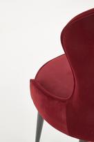 senukai valgomojo kedes - Hamar K366 Chair Dark Red - 4 nuotrauka