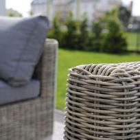 lauko baldu komplektas 6 vietu - Lauko baldų komplektas Patio Dorothee, pilkas/rudas, 6 vietų - 7 nuotrauka