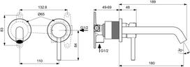 maisytuvas matinis - Ideal Standard Ceraline A6938XG - 2 nuotrauka