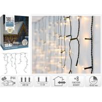 lauko uzuolaidos - KOOPMAN Kalėdinė lauko girlianda VARVEKLIS 180 LED, šiltai balta (Warm White), su laikmačiu - 3 nuotrauka