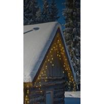 lauko uzuolaidos - KOOPMAN Kalėdinė lauko girlianda VARVEKLIS 180 LED, šiltai balta (Warm White), su laikmačiu - 6 nuotrauka
