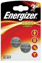 licio baterijos - Energizer Lithium CR2025 3V, 2 vnt. - 1 nuotrauka