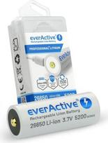 ikraunamos baterijos 3.7v - everActive EV26650-52M Rechargeable Battery 26650 3.7V 5200mAh Micro USB - 1 nuotrauka