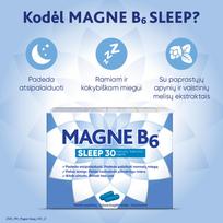 magnis camelia - Magne B6 Sleep kapsulės N30 - 3 nuotrauka