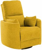 fotelis reglaineris - Fotelis reglaineris Home4you STINA, geltonas (Yellow) - 1 nuotrauka