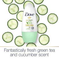 dove deodorant - Dove Go Fresh Cucumber & Green Tea Antiperspirant Roll On Deodorant 50ml - 2 nuotrauka