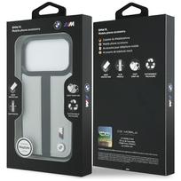 casio pilkas - BMW M Perforated Stripe Logo MagSafe Case for iPhone 17 Pro - Gray - 2 nuotrauka