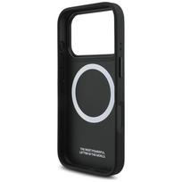 casio pilkas - BMW M Perforated Stripe Logo MagSafe Case for iPhone 17 Pro - Gray - 3 nuotrauka