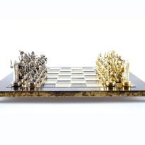 metalinis - Manopoulos Graikijos Mitologija metalinių šachmatų rinkinys, 36 cm lenta - 3 nuotrauka