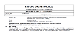 ausinimo skystis zalias - Žalias aušinimo skystis Turtle Wax® -35°C, 4l - 2 nuotrauka