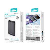 5000 mah power bank - BWOO P72, 5000mAh, 22.5W, 20W, juoda - 2 nuotrauka