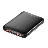 5000 mah power bank - BWOO P72, 5000mAh, 22.5W, 20W, juoda - 4 nuotrauka