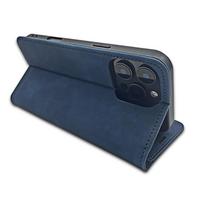 samsung galaxy a52s 5g dekliukas - Telforceone Smart Suede dėklas Samsung Galaxy A52 4G / A52 5G / A52S 5G Tamsiai mėlynas (Navy Blue) - 8 nuotrauka