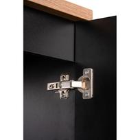 apatine vonios spintele - Vonios spintelė COMAD Nova Black D2 82-50-2D. juoda - 3 nuotrauka