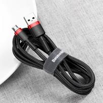 micro usb baseus - Baseus CAMKLF-H91 Black / Red - 2 nuotrauka