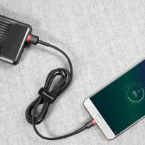micro usb baseus - Baseus CAMKLF-H91 Black / Red - 4 nuotrauka