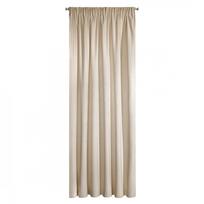naktines smelio spalvos uzuolaidos - Eurofirany Eurocurtains ZAS / VILA / BEIGE 140X250 BY 10 - 8 nuotrauka