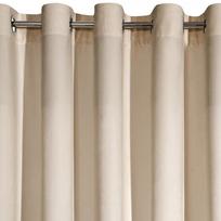 naktines smelio spalvos uzuolaidos - Eurofirany Eurocurtains ZAS / VILA / BEIGE 140X250 BY 10 - 11 nuotrauka