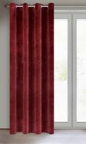 bordo uzuolaidos - Naktinė užuolaida Ria, bordo/sidabro, 140 cm x 250 cm - 9 nuotrauka