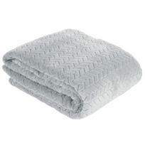 antklode 200x220 senukai - Eurofirany DESIGN 91 Minkštas ir švelnus pledas CINDY su įspaustu raštu, 220X200 cm, spalva: sidabrinė - 8 nuotrauka