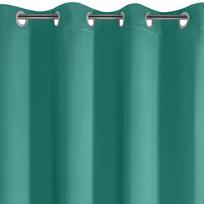 naktines uzuolaidos blackout - Eurofirany LOGAN blackout tipo temdanti naktinė užuolaida, 135X250 cm, kilpos / žiedai, spalva: šviesi turkio - 6 nuotrauka