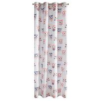 naktines baltos uzuolaido - Eurofirany ZAS / MERRY / B + Rožinis 140X250 TRANS - 6 nuotrauka