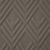 pledas smelio spalvos - Eurofirany DESIGN 91 ALARA / 1 Lovatiesė su geometriniu raštu, įspaustu karšto spaudimo technika (hot press), 220X240 cm, spalva: tamsi smėlio - 3 nuotrauka