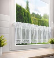 dienine uzuolaida balta - Eurofirany FIR / LISA / B 30X150 Dieninės užuolaidos - 2 nuotrauka