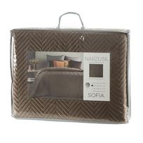 pledai - Eurofirany CHON / SOFIA / RUDA 230X260 RUDA Lovatiesė - 6 nuotrauka