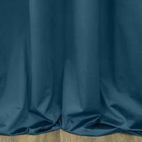 uzuolaidos 270 - Eurofirany PIERRE CARDIN SIBEL Naktinė užuolaida iš minkšto aksomo, 260 g/m2, 140X270 cm, juosta / tunelis / kabliukai, spalva: tamsiai mėlyna - 3 nuotrauka