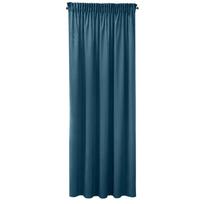 uzuolaidos 270 - Eurofirany PIERRE CARDIN SIBEL Naktinė užuolaida iš minkšto aksomo, 260 g/m2, 140X270 cm, juosta / tunelis / kabliukai, spalva: tamsiai mėlyna - 7 nuotrauka