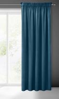 uzuolaidos 270 - Eurofirany PIERRE CARDIN SIBEL Naktinė užuolaida iš minkšto aksomo, 260 g/m2, 140X270 cm, juosta / tunelis / kabliukai, spalva: tamsiai mėlyna - 9 nuotrauka