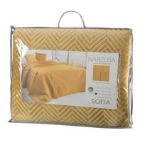 antklode 220 240 - Eurofirany CHON / SOFIA / MUST 220X240 MUST Lovatiesė - 4 nuotrauka