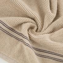 vonios ranksluosciai 70 140 - Eurofirany Rankšluostis Eurofirany RE / FILON / 06 / BEIGE 70X140 (X3) 530 - 5 nuotrauka