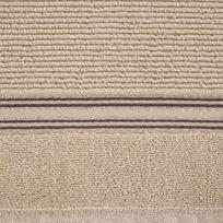 vonios ranksluosciai 70 140 - Eurofirany Rankšluostis Eurofirany RE / FILON / 06 / BEIGE 70X140 (X3) 530 - 6 nuotrauka