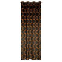 lauko uzuolaidos - Naktinės užuolaidos Pola, juodos/bronzos, 140 cm x 250 cm - 9 nuotrauka