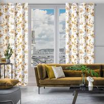 naktines baltos uzuolaido - Eurofirany ZAS / CAREN / B + BEIGE 140X250 TRANS Naktinės užuolaidos - 6 nuotrauka