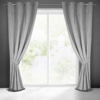 naktines uzuolaidos - Eurofirany ZAS / CARMEN / Sidabrinis 140X270 TRANSFER + TRO Naktinės užuolaidos - 13 nuotrauka