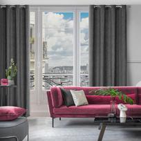 uzuolaidos 250 cm - Eurofirany PIER/ZAS/INGA 140X250 PRZEL CZAR - 5 nuotrauka